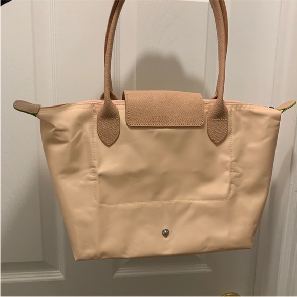 Longchamp LePliage Women's Pink/Cream Tote Bag - Picture 4 of 5